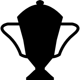 Trophy with cover icon