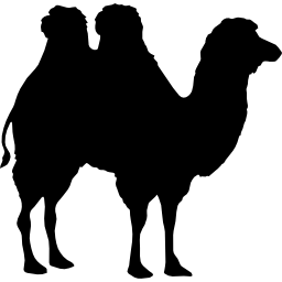 forma de camelo Ícone