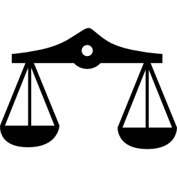 libra símbolo del zodíaco escala equilibrada icono