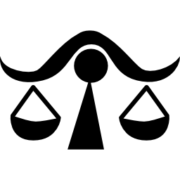 waage sternzeichen symbol des gleichgewichts icon