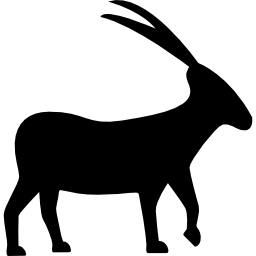 Козерог коза животное форма знака зодиака иконка