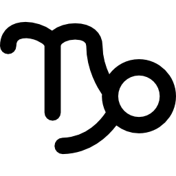 Capricorn sign icon
