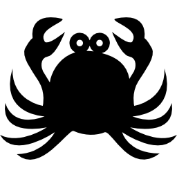 Cancer zodiac sign of a crab icon