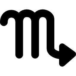전갈 점성술 기호 icon