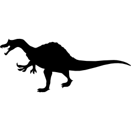 Dinosaur shape of Irritator icon
