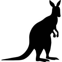 kangoeroe vorm icoon