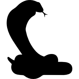 sagoma di serpente icona
