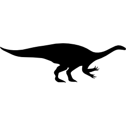 forma de dinosaurio de plateosaurus icono