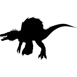 dinosaurusvorm van spinosaurus icoon