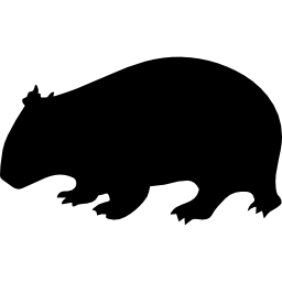 wombat shape Ícone