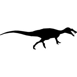 baryonyx a forma di dinosauro icona