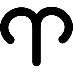 Aries sign icon