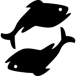 segno dei pesci icona