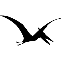 pterodactyl dinosaurus vogel vorm icoon