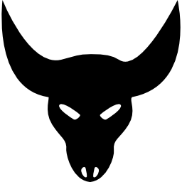 Taurus sign icon