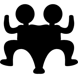tweeling tweeling symbool icoon