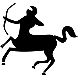 symbole du signe du sagittaire Icône