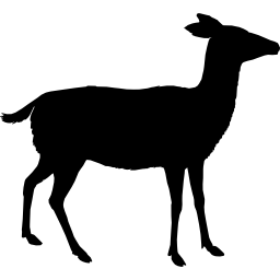 Deer shape icon