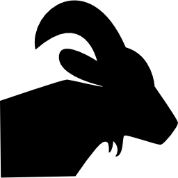 Aries zodiac sign symbol icon