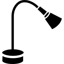 Desk lamp tool icon