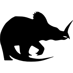 Monoclonius dinosaur shape icon
