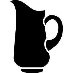 Jar container for liquids icon