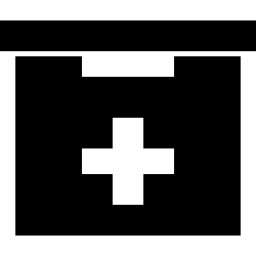 Bathroom first aid kit box icon