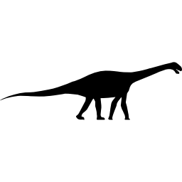 forma de dinossauro cetiossauro Ícone