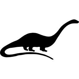 mamenchisaurus a forma di dinosauro icona