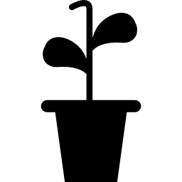 in einen topf pflanzen icon