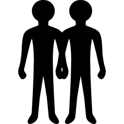 géminis gemelos masculinos símbolo de signo del zodíaco icono