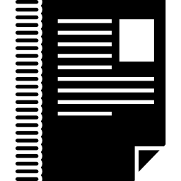 papier z nadrukiem studyjnym ikona