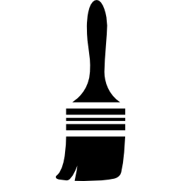 Paintbrush garage tool icon