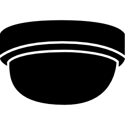küchendeckenleuchte von halbrunder form icon