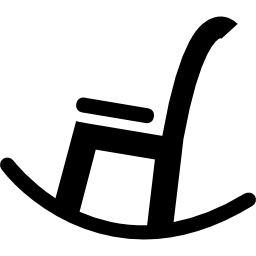 Livingroom rocking chair icon