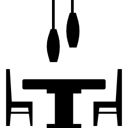 Dining room furniture icon