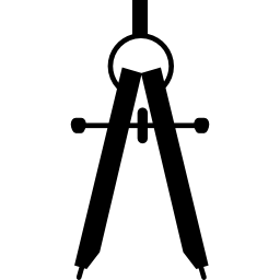 Studio compass drawing tool icon