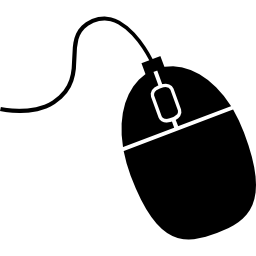 ratón con cable icono