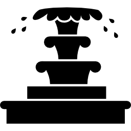 fontana da cortile icona