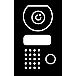 elektroniczne narzędzie alarmowe w domu ikona
