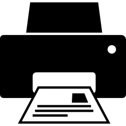 impresora de estudio icono