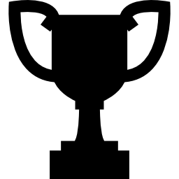 siluetta della tazza del trofeo icona
