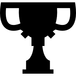Trophy silhouette icon