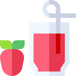jugo de fresa icono