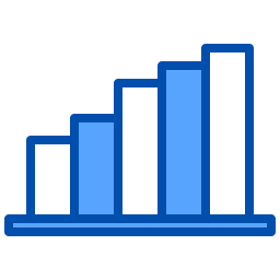 gráfico de barras icono