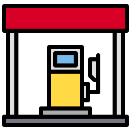 posto de gasolina Ícone