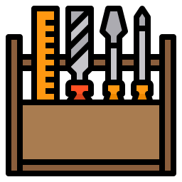 cajas de herramientas icono
