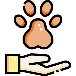 cuidado animal icono