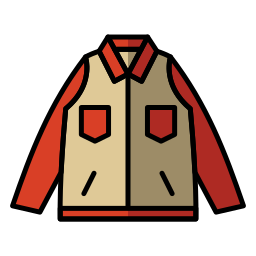 chaqueta de mezclilla icono