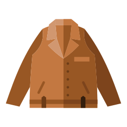 chaqueta de cuero icono